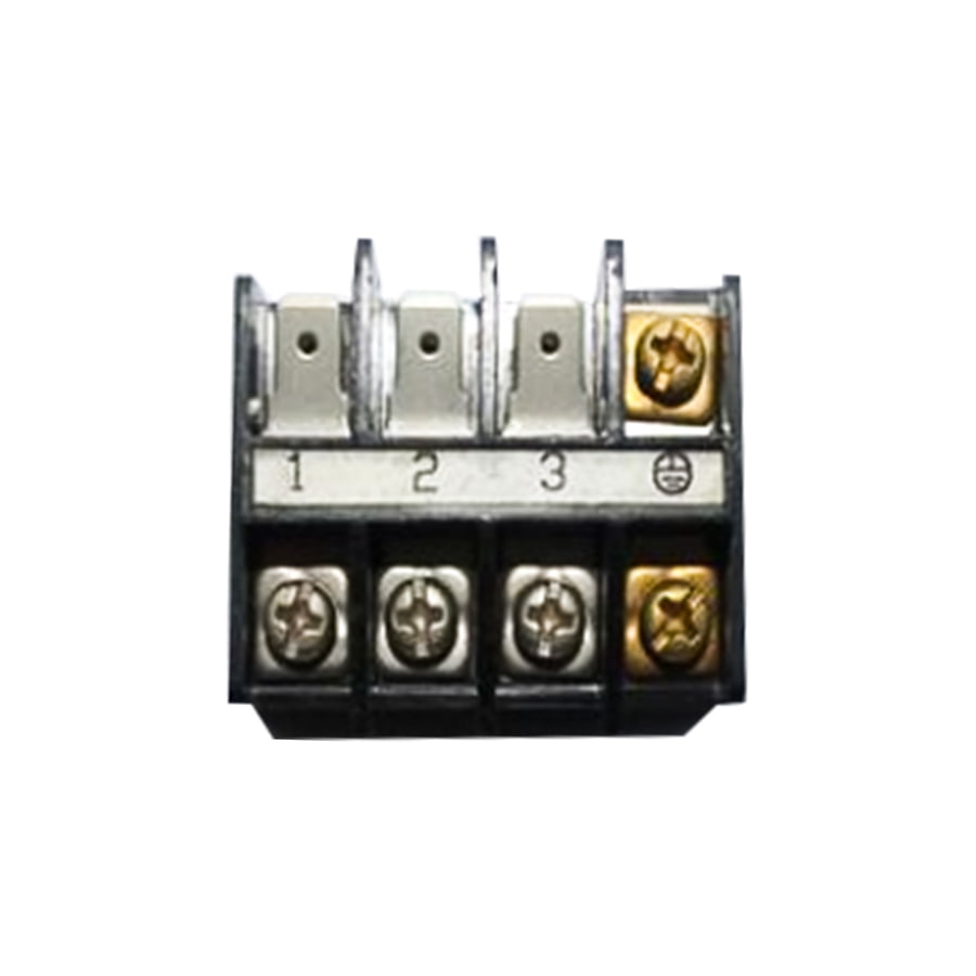 Morsettiera a barriera nera JXW-4PD